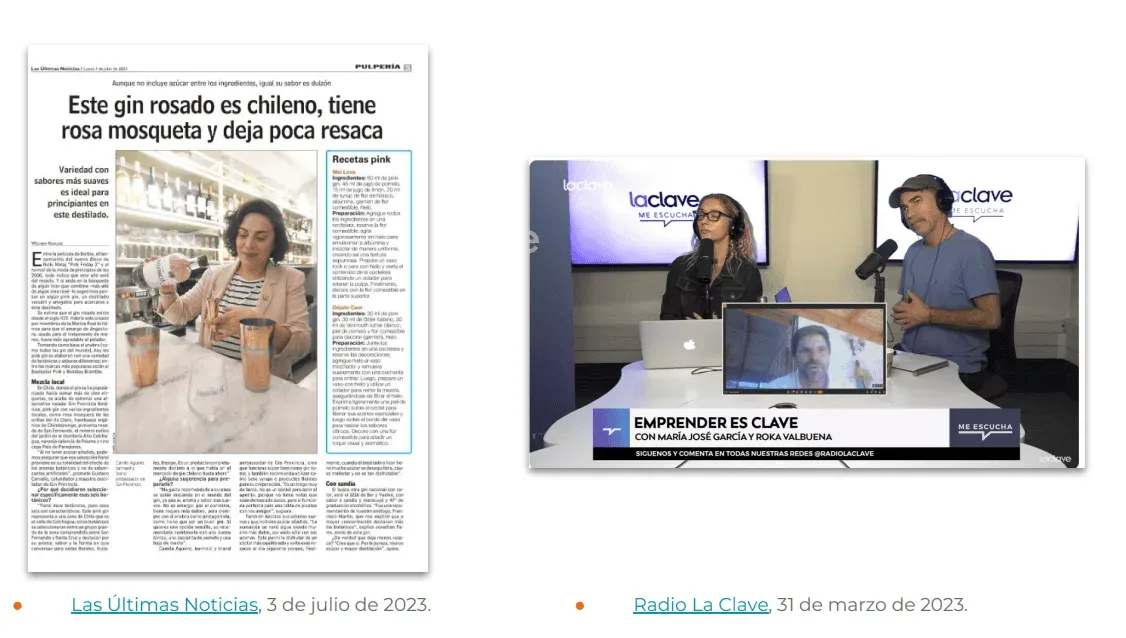 Éxito en la Asesoría Estratégica de Extend Comunicaciones para Gin Provincia de Destilería Colchagua — imagen 1
