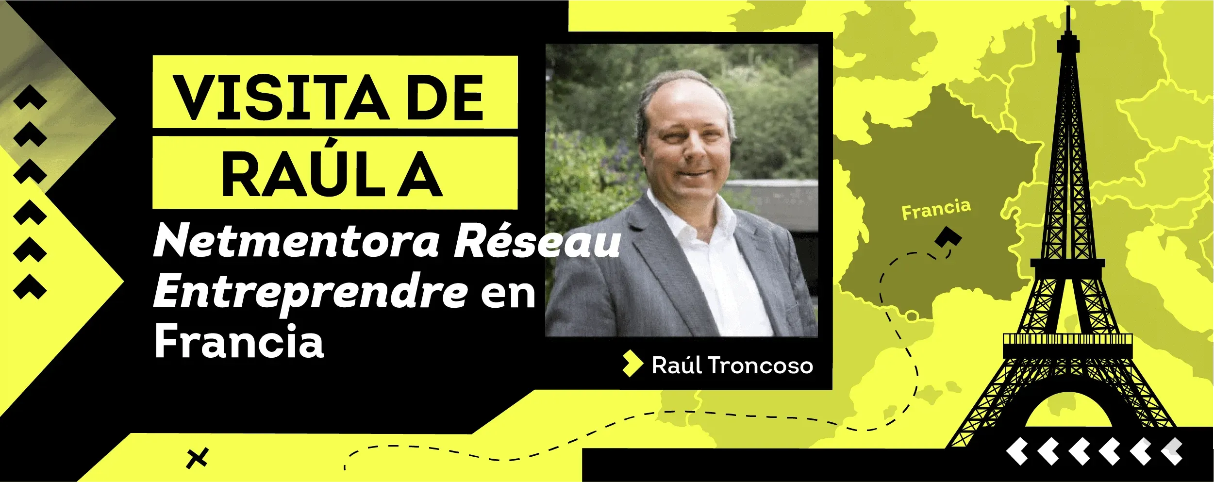 Visita de Raúl Troncoso a Réseau Entreprendre en Francia
